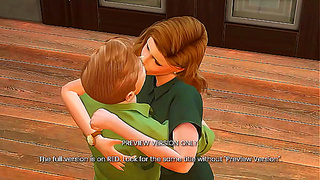 Forbidden Neighbor Liaison Turns Steamy in 3D Hentai Encounter