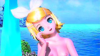 Rin Kagami Indulges in Taboo Desires Under Neon Lights – Project Diva Sin