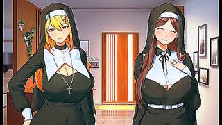 Three Curvy Nuns Give In to Lust Beneath the Blazing Sun – Horny Encounter