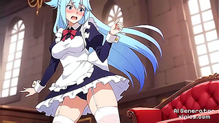 Aquas Steamy Solo Fantasy Unfolds in Wild KonoSuba Nights