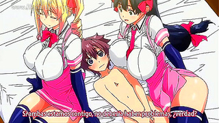 Passionate Hentai Mnage: Steamy Threesome Full of Desire and Heat