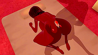 Demon Lord Seduces Virgin Soul in Fiery Inferno Pleasure Scene