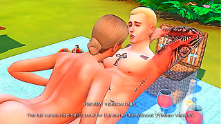 Sunbathing Beauty Tempts Fate in Sultry 3D Hentai Fantasy
