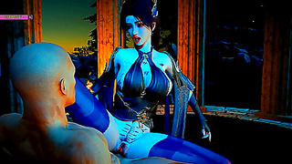 Cao Ying Impaled by Massive Shaft in Fiery 3D Hentai Tryst