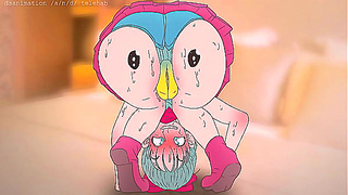 Piplup Seduces Bulma in Forbidden Pokmon-Dragon Ball Tryst