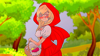 Red Chastises Lewd Wolfs Forest Lust in Steamy Hentai Tale