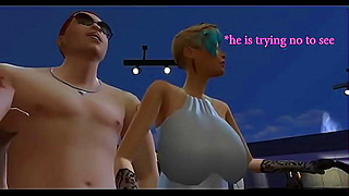 Wife Tempts Boss in Sultry Sims 4 Office Affair