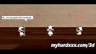 Foxy Blonde Beauty Rides Wild 3D Hentai Ride with Big Cock Lover
