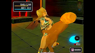 Blonde Teen Seduces Beastly Goblin Guard in Pricias Forbidden Lust Quest