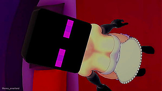 Endermaiden Lures Hero into Hot Minecraft Hentai Tryst