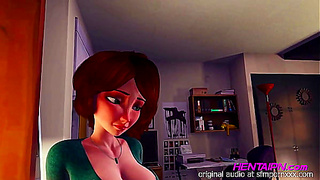 Busty MILF Teases in Green Top Red Thong – Sultry Bedroom Desire