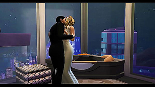 Scarlett Ignites Forbidden Desires with Colin in Wild 3D Hentai Encounter