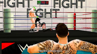 Saraya Cenas Fierce Three-Person Wrestling Match Turns Horny in 3D