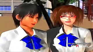 Teen Sweethearts Sneak Off for Steamy After-School Rendezvous in 3Dantasy