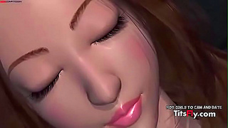 Voluptuous Beauty Seduces Lover in Sultry 3D Hentai Fantasy