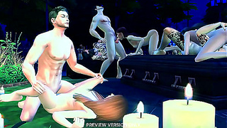 All Souls Night: Steamy 3D Hentai Tryst Unfolds – Full Version Preview