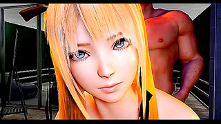 Marie Rose Tempts Her Sensei in Sultry Moonlit Encounter