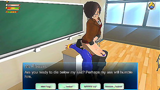 Teachers Strict Discipline Turns Steamy as Student Gets Gold Showers After Spankings
