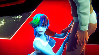 Rainbow Dash Pleasures Lover with Hot Blowjob handjob in Wild 3D Fantasy
