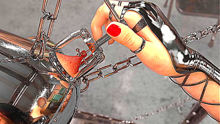 Metal Masters Collide in Steamy 3D Bondage Battle – Gay Erotic Chaos Unleashed