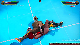 Rick Tracy Fights Temptation as Seductive Opponent Strips Down in Naked Fighter 3D