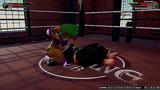 She-Hulk Faces Off Against Bare-Knuckled Beauty in Nude Fighting Ring Exactly