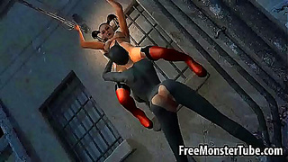 Harley Quinns Wild Outdoor Tryst Under the Stars – A 3D Lustful Escape