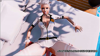Officer VR Beauty Seduces in Hot Virtual Romance Adventure