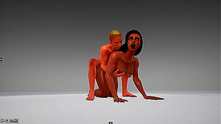 Cute Boy Seduces Mysterious Dark Lover in Hot Hentai Tryst