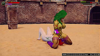 Jennifer Walters Faces Off Against Neri in Hot Nude Battle Royale