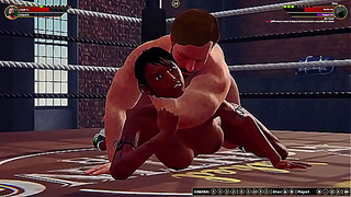 Ethan and Dela Clash in Hot Nude Battle Royale – A Steamy 3D Fight Fantasy