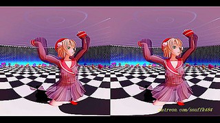Immersive MMD VR Dance: Sensual 3D Fantasy Come Alive