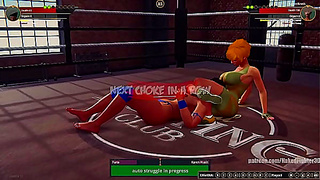 Furia Karen Clash Barely Clothed in Heated 3D Battle Encounter