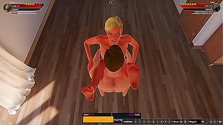 Ethan and Katey Clash in Hot Nude Fighting Action – 3D Erotic Battle Unfolds