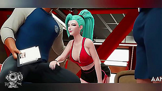 Red Nectar Drips Down Silky Skin – Seductive 3D Hentai Fantasy Unfolds