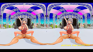 Noel Takizawas Steamy VR Dance in 3D MMD – Hypnotic Hololive Fantasy