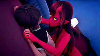 Passionate Encounter as Horned Demons Crave Each Others Fire in Steamy Hentai