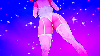 MMD Babe Tempts Lover with Sultry Strip Routine – Cant Resist Her Allure