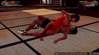 Dela and Josie Clash in Hot Nude Fight 3D ActionErotica