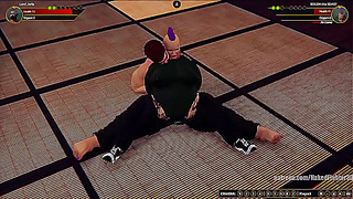 Jerle Faces Off Against Bolda the Beast in Steamy Naked Fighter Clash