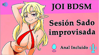 Spicy Spanish Seduction: Sensual JOI Fiery Domme Vibes in Heat-Packed Scene