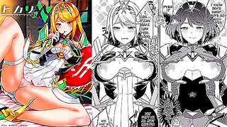 Lush Gamers Seduce Warriors in Hot Xenoblade XXX Fantasy Encounter