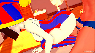 Pomnis Steamy Twitch After Shower in Digital Circus Fantasy