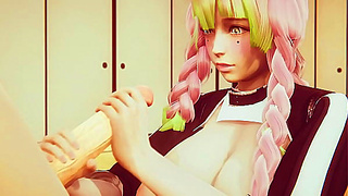 Mitsuri Kanrojis Fiery Desire Ignites in Steamy Demon Slayer Encounter