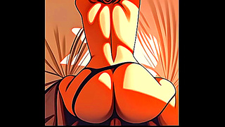 Luscious Goddess Seduced by Charming Hero in Hot Anime Tryst