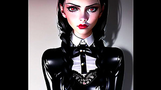 Gothic Lovers Share Steamy ASMR Moments in Dark Hentai Fantasies