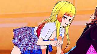 Marin Shows Off Her Style Before Heating Things Up in Steamy Hentai Action