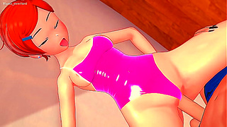 Gwen Unleashes Her Lust in Steaming Hot Hentai Adventure