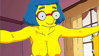 Luanns Steamy AI Fantasy Unfolds in The Simpsons Wildest Encounter