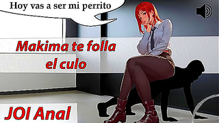 Makima Dominates with Rough Anal Sensual Spanish Pleasure